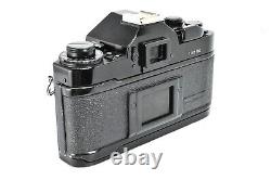 Near MINT Canon A-1 35mm Film camera Black body New FD 50mm f/1.8 Lens From JP