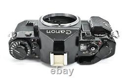 Near MINT Canon A-1 35mm Film camera Black body New FD 50mm f/1.8 Lens From JP