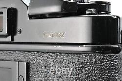 Near MINT Canon A-1 35mm Film camera Black body New FD 50mm f/1.8 Lens From JP