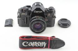 Near MINT Canon A-1 A1 SLR 35mm Film Camera NFD 50mm F1.8 Lens From JAPAN