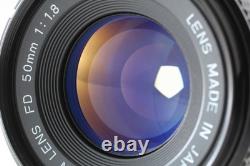 Near MINT Canon A-1 A1 SLR 35mm Film Camera NFD 50mm F1.8 Lens From JAPAN