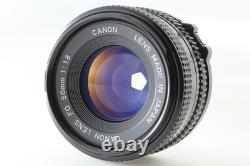 Near MINT Canon A-1 A1 SLR 35mm Film Camera NFD 50mm F1.8 Lens From JAPAN