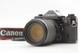 Near MINT Canon A-1 A1 SLR 35mm Film Camera New NFD 35-105mm Lens From JAPAN