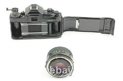 Near MINT Canon A-1 A1 SLR Film camera Black body Lens NEW FD 50mm f1.4 JAPAN