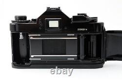 Near MINT Canon A-1 Black 35mm SLR Film Camera + FD 50mm f/1.8 Lens