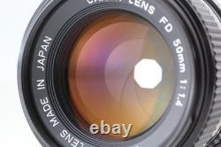 Near MINT+++ Canon A-1 SLR 35mm Film Camera + New FD 50mm f1.4 Lens JAPAN