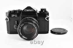 Near MINT Canon F-1 Early Model 35mm SLR Film Camera FD 50mm F1.4 S. S. C. Lens