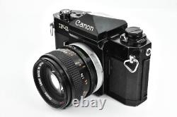 Near MINT Canon F-1 Early Model 35mm SLR Film Camera FD 50mm F1.4 S. S. C. Lens