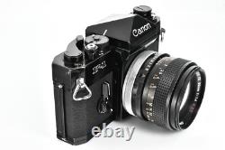 Near MINT Canon F-1 Early Model 35mm SLR Film Camera FD 50mm F1.4 S. S. C. Lens
