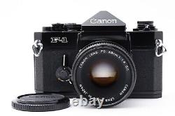 Near MINT Canon F-1 Late Film Camera SLR FD 50mm F1.8 S. C. SC Lens From JAPAN