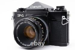 Near MINT Canon F-1 Late Film Camera SLR FD 50mm F1.8 S. C. SC Lens From JAPAN