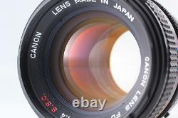 Near MINT Canon F-1 Late Model Film Camera FD 50mm F/1.4 S. S. C Lens From JAPAN