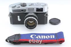 Near MINT- Canon Model 7 35mm Rangefinder Film Camera 50mm 1.8 Lens From JAPAN