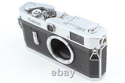 Near MINT Canon P Rangefinder + 50mm f1.4 Lens L39 35mm Film Camera From JAPAN