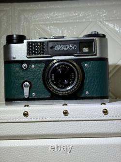 Near MINT? FED 5C 35mm Rangefinder Film Camera Corona 50mm F/3.5 Lens JAPAN