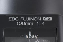 Near MINT Fuji GX680 Film Camera EBC Fujinon GX 100mm f/4 Lens From JAPAN