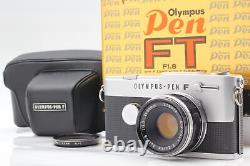 Near MINT IN BOX, Case Olympus Pen FT Film Camera 38mm f/1.8 Lens From JAPAN