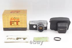 Near MINT IN BOX, Case Olympus Pen FT Film Camera 38mm f/1.8 Lens From JAPAN