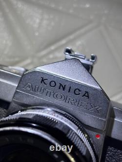 Near MINT? Konica Autorex P Full & Half Frame Film Camera 52mm F/1.8 JAPAN