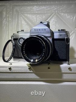 Near MINT? Konica Autorex P Full & Half Frame Film Camera 52mm F/1.8 JAPAN