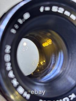 Near MINT? Konica Autorex P Full & Half Frame Film Camera 52mm F/1.8 JAPAN