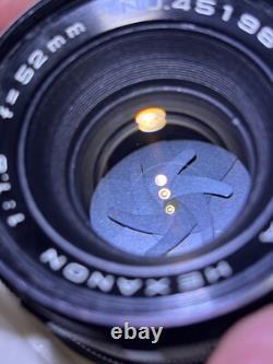 Near MINT? Konica Autorex P Full & Half Frame Film Camera 52mm F/1.8 JAPAN