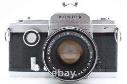 Near MINT? Konica Autorex P Full & Half Frame Film Camera 52mm F/1.8 JAPAN