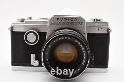 Near MINT? Konica Autorex P Full & Half Frame Film Camera 52mm F/1.8 JAPAN