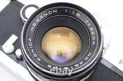 Near MINT? Konica Autorex P Full & Half Frame Film Camera 52mm F/1.8 JAPAN