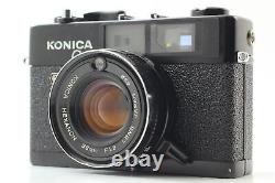 Near MINT Konica C35 FD Black 35mm Film Camera 38mm f/1.8 Lens from Japan