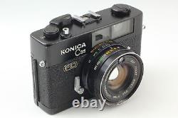 Near MINT Konica C35 FD Black 35mm Film Camera 38mm f/1.8 Lens from Japan