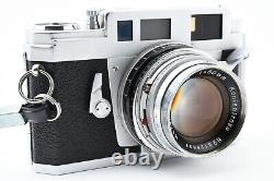 Near MINT Konica IIIA Rangefinder 35mm Film Camera Body 50mm F1.8 Lens JAPAN