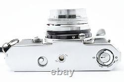 Near MINT Konica IIIA Rangefinder 35mm Film Camera Body 50mm F1.8 Lens JAPAN