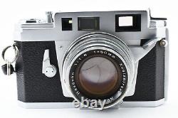 Near MINT Konica IIIA Rangefinder 35mm Film Camera Body 50mm F1.8 Lens JAPAN
