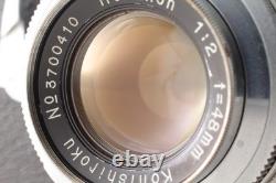Near MINT Konica IIIA Rangefinder Film Camera Hexanon 48mm f/2 Lens From JAPAN