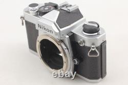 Near MINT Lens + Strap? Nikon FM Silver SLR Film Camera Ai 28mm F3.5 From