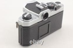 Near MINT Lens + Strap? Nikon FM Silver SLR Film Camera Ai 28mm F3.5 From