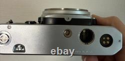 Near MINT Lens + Strap? Nikon FM Silver SLR Film Camera Ai 28mm F3.5 From