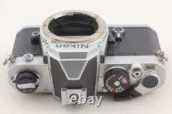 Near MINT Lens + Strap? Nikon FM Silver SLR Film Camera Ai 28mm F3.5 From