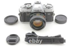 Near MINT MINOLTA X-700 Silver Body 35mm Film Camera MD 50mm F/1.4 Lens JAPAN