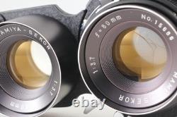 Near MINT Mamiya C220 TLR Film Camera Sekor 80mm f/3.7 Lens From JAPAN