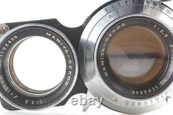 Near MINT Mamiya C33 Pro TLR 6x6 Film Camera Sekor 105mm f3.5 Lens From JAPAN