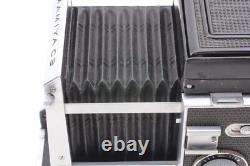 Near MINT Mamiya C3 Pro TLR 6x6 Film Camera Sekor 105mm f/3.5 Lens From JAPAN