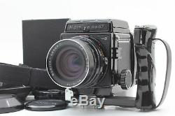 Near MINT Mamiya RB67 Pro S + C 65mm F4.5 Lens Motorized Film Back Grip JAPAN