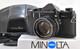 Near MINT Minolta SR-1 Black SLR Film Camera Auto Rokkor 55/1.8 Lens Japan