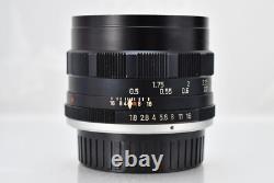 Near MINT Minolta SR-1 Black SLR Film Camera Auto Rokkor 55/1.8 Lens Japan