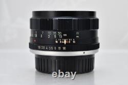 Near MINT Minolta SR-1 Black SLR Film Camera Auto Rokkor 55/1.8 Lens Japan