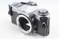 Near MINT Minolta XD SLR 35mm Film Camera New MD 50mm f1.4 Lens From JAPAN