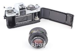 Near MINT Minolta XD SLR 35mm Film Camera New MD 50mm f1.4 Lens From JAPAN