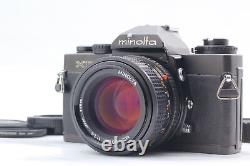 Near MINT Minolta XD-S SLR + New MD 50mm f1.4 Lens 35mm Film Camera From JAPAN
